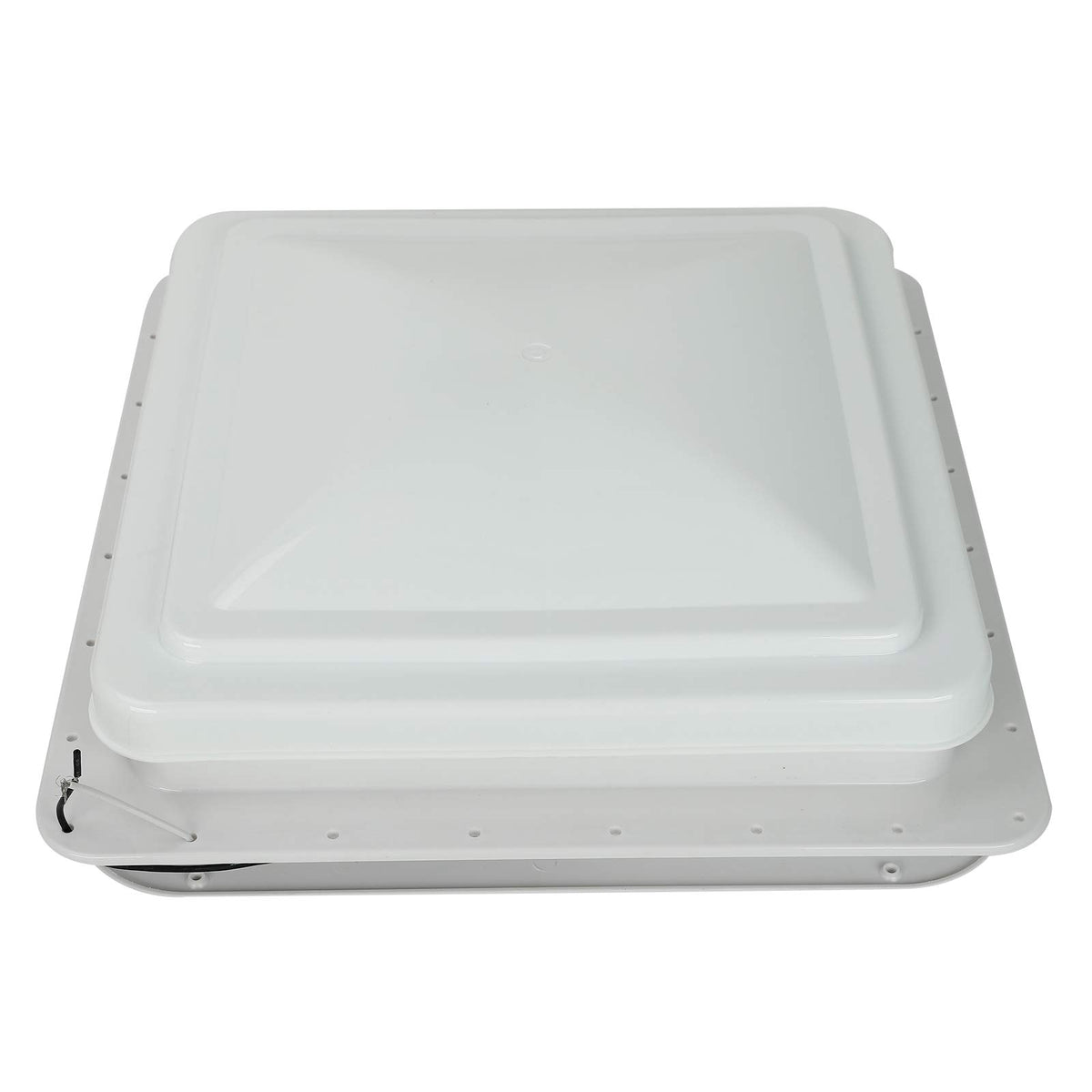 14" RV Roof Vent with 12V Fan White Lid Z65609