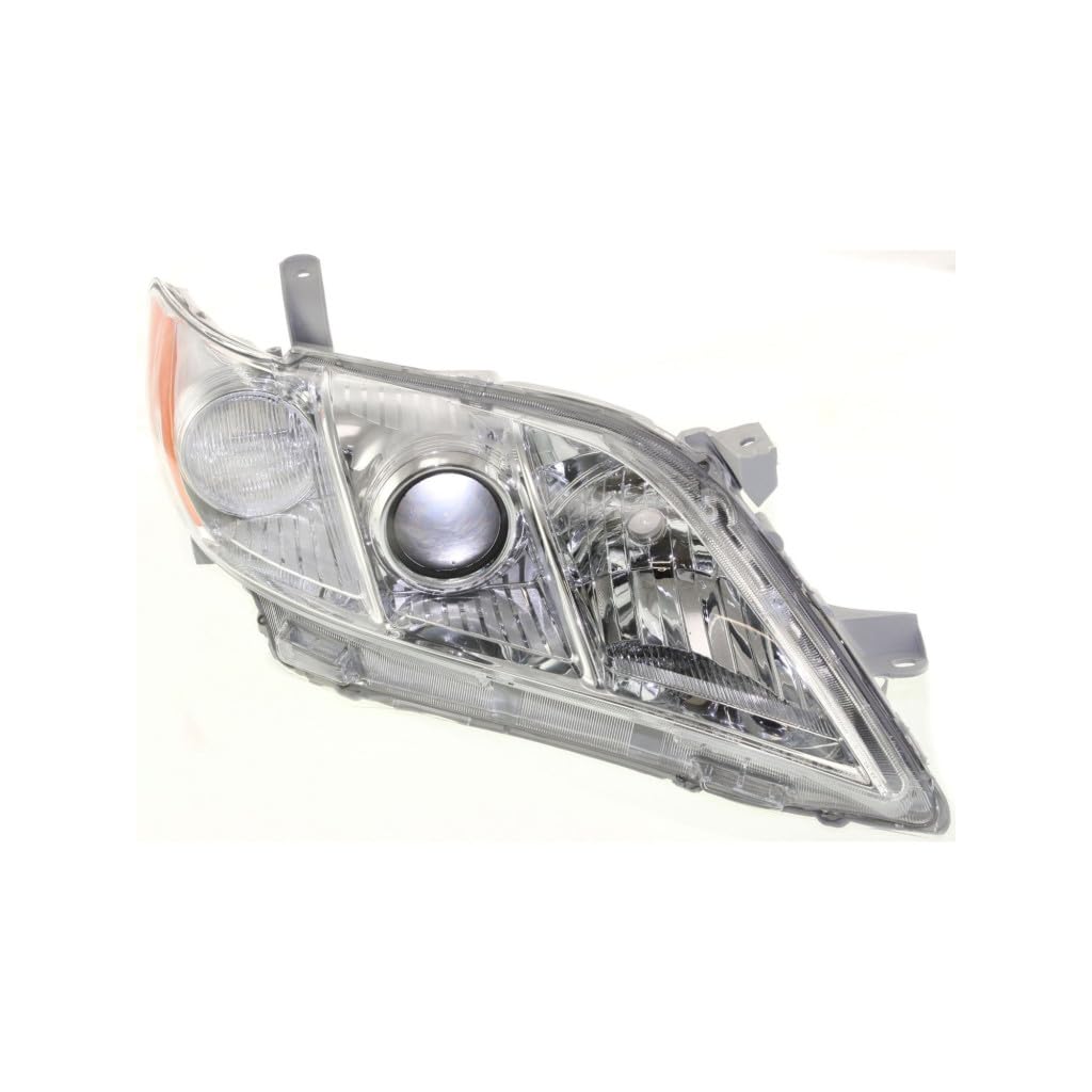 Toyota Camry 2007 2008 2009 Headlights Driver And Passenger Side Pair Amber Clear Lens T2577