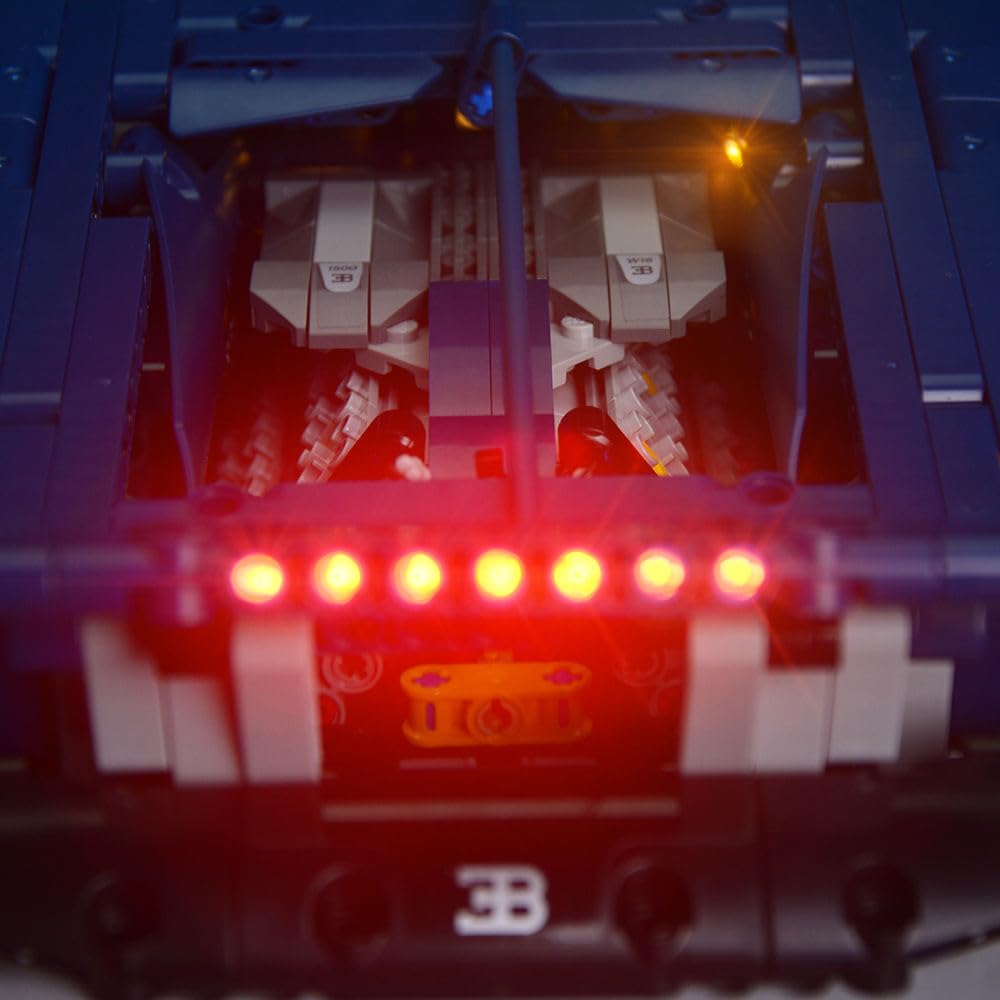 LED Light Kit for Race Car Building Model D180