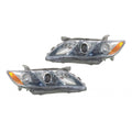 Toyota Camry Hybrid Headlight Unit 2007-2009 Pair Driver and Passenger Side Replacement V2980