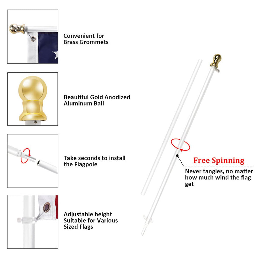 Flag Pole and Bracket Kit R808