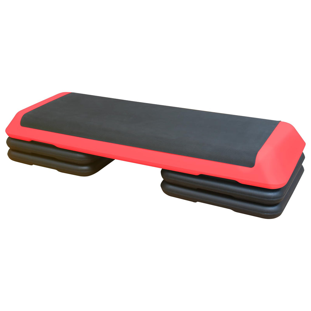 Adjustable Aerobic Workout Step Platform with 4 Stackable Risers V1219