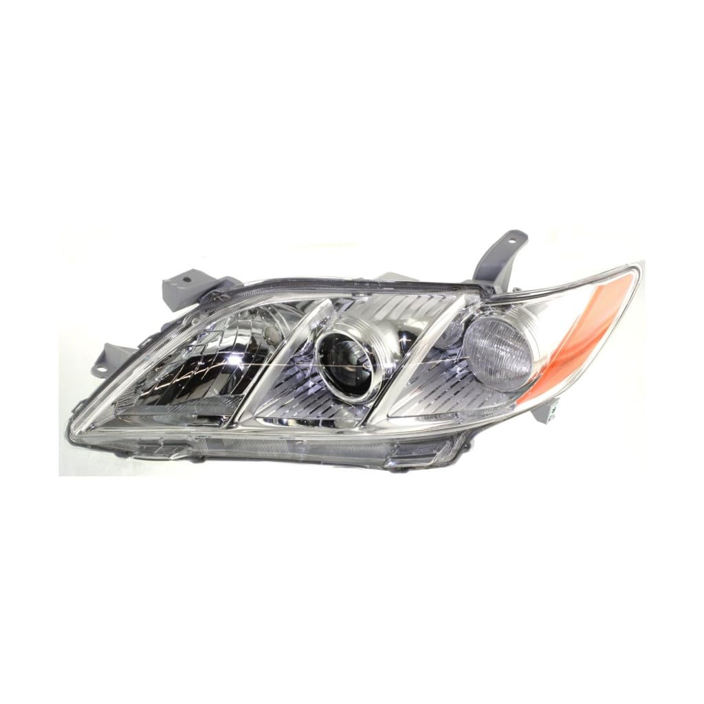 Toyota Camry 2007 2008 2009 Headlights Driver And Passenger Side Pair Amber Clear Lens T2577