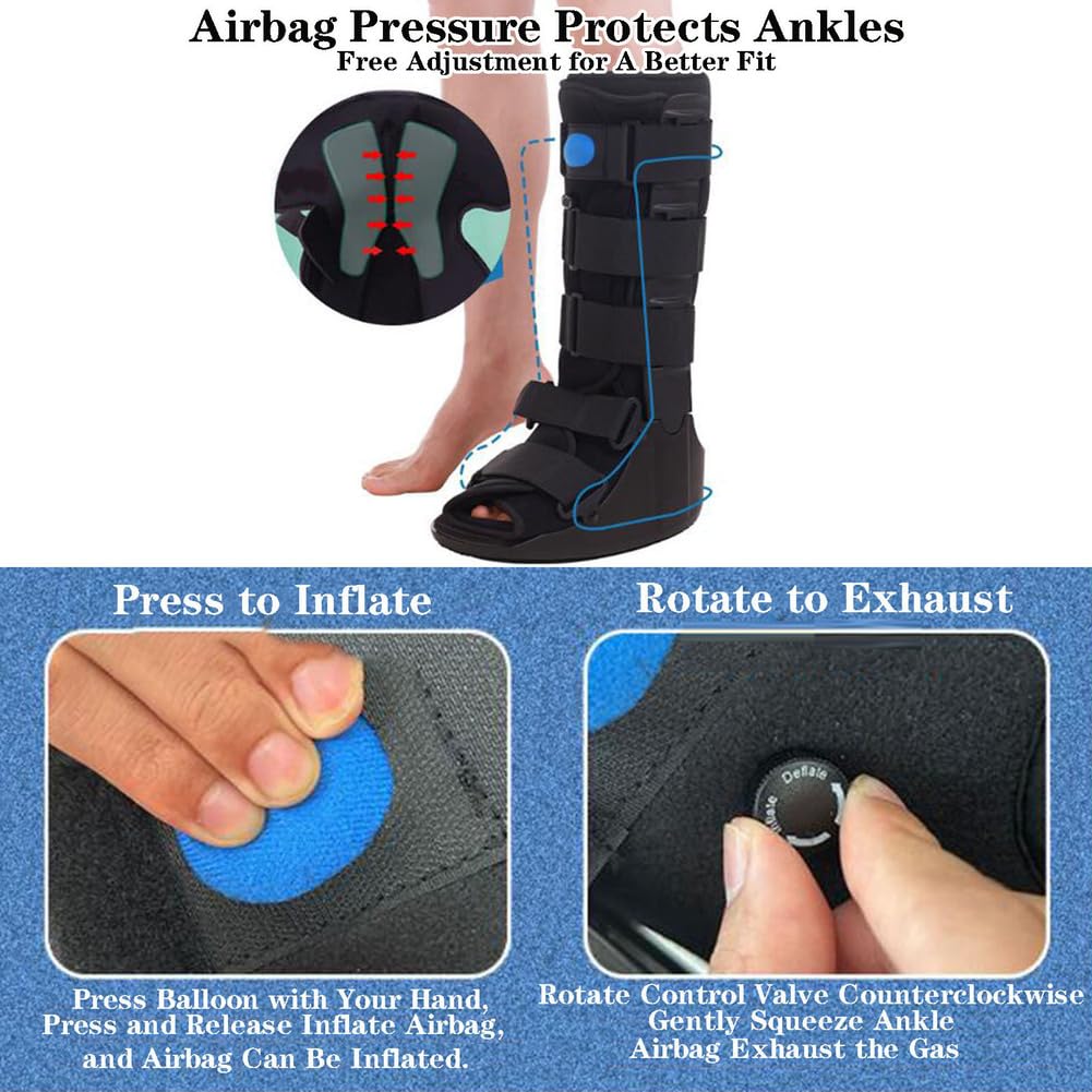 Cast Air Walker Leg Brace Support F103