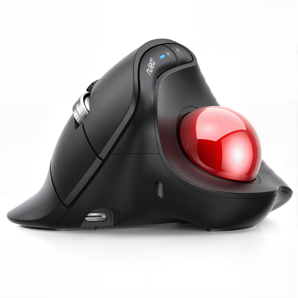 Wireless Ergonomic Vertical Trackball Mouse T743283