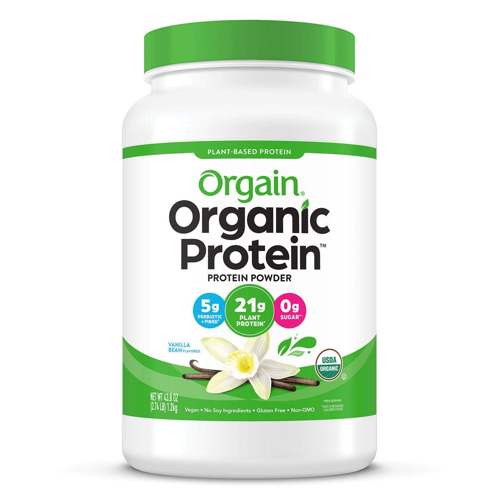 Organic Plant Based Protein Powder Vanilla Bean 2.74 lb T363605