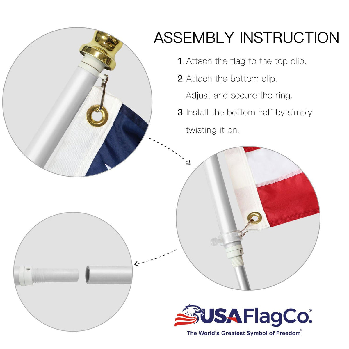 Flag Pole and Bracket Kit R808