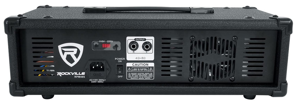 10" DJ PA Speaker Pair with Powered Mixer J4401