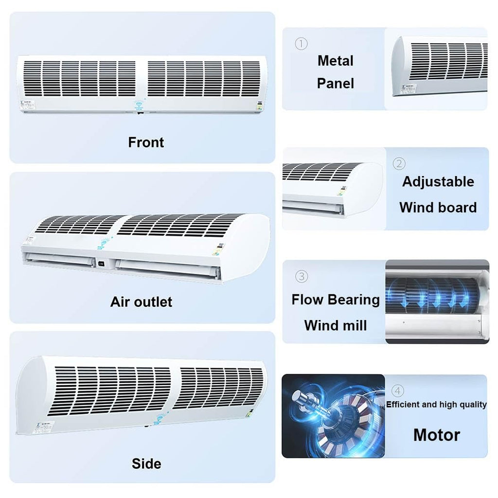 Over Door Air Curtain Fan with Adjustable Wind Speed K940006
