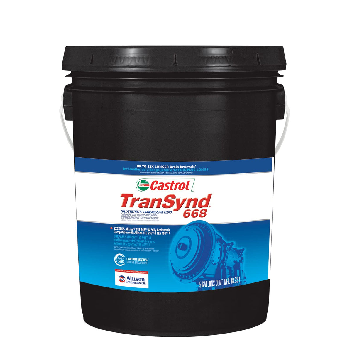 Full-Synthetic Auto Transmission Fluid 5 Gallon Pail P519