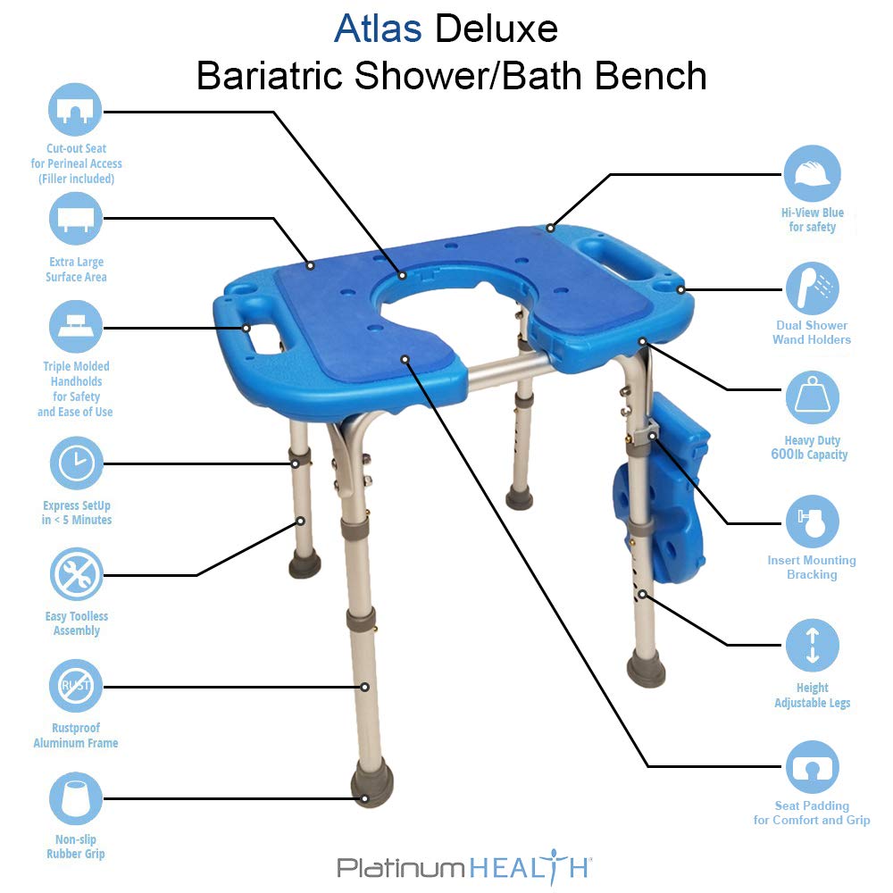 Heavy Duty Bath Bench E147058