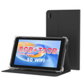 7 inch Android 14 Tablet with Case, 8GB RAM 32GB ROM, Black A111