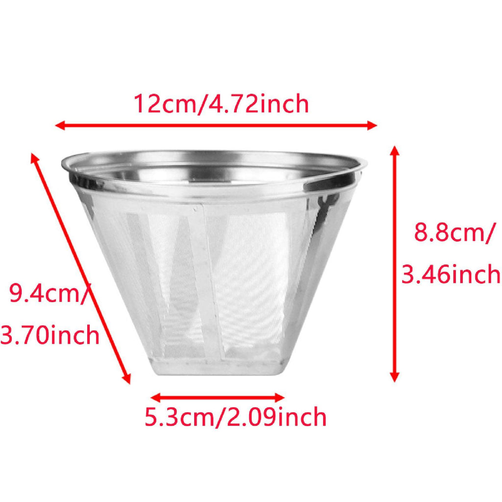 Stainless Steel Reusable Cone Coffee Filter Z836484