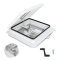 14" RV Roof Vent with 12V Fan White Lid Z65609
