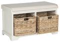 Wood Storage Bench N799