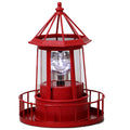 Solar Powered Lighthouse Waterproof Garden Decoration J18564