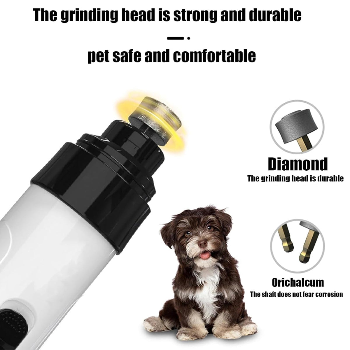 Cortador De Uñas Sin Estrés USB Rechargeable Automatic Pet Nail Trimmer Z64969