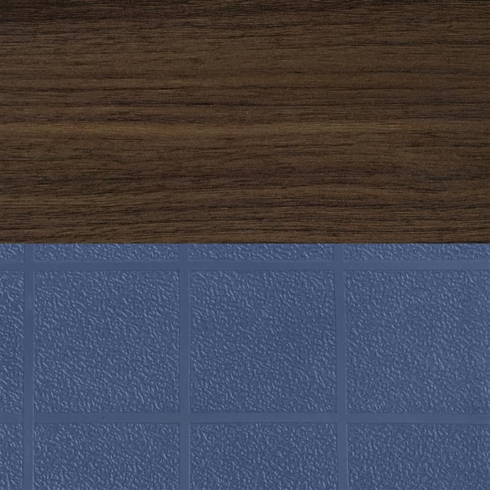 42" Square Mobile Table with 4 Blue Stack Chairs Q22055