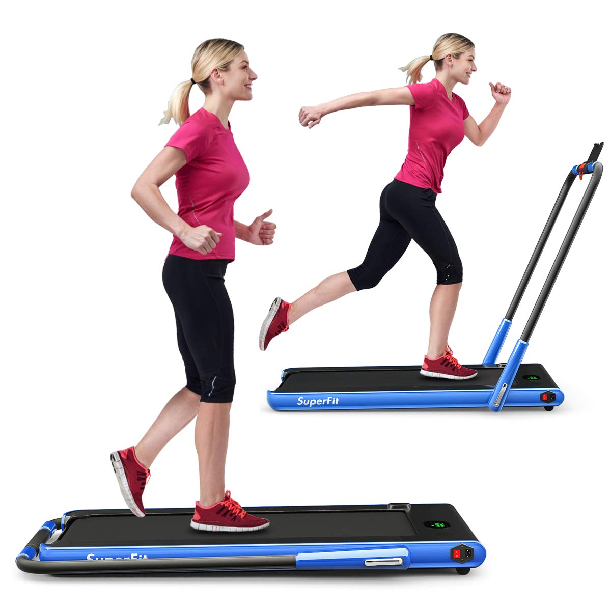 2 in 1 Under Desk Treadmill with Smart App W533