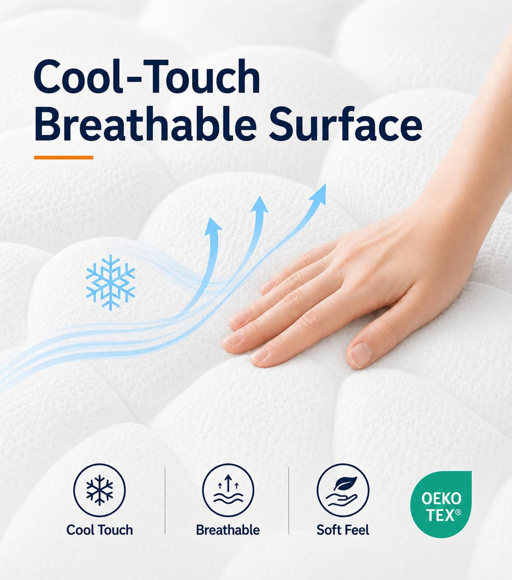 14 Inch Hybrid Full Mattress with Cooling Gel Memory Foam Y547