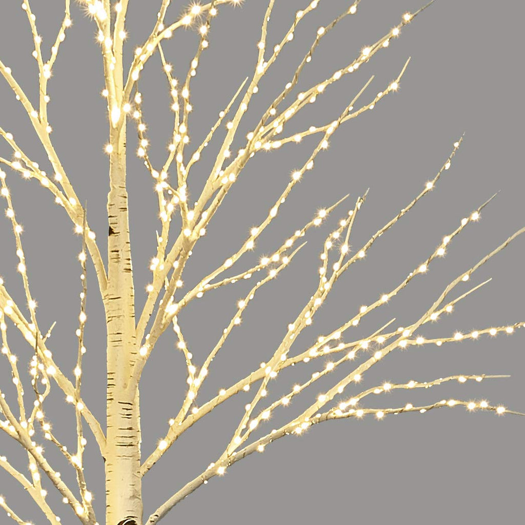 Lighted Birch Twig Tree with Fairy Lights 4FT 200 LED E980