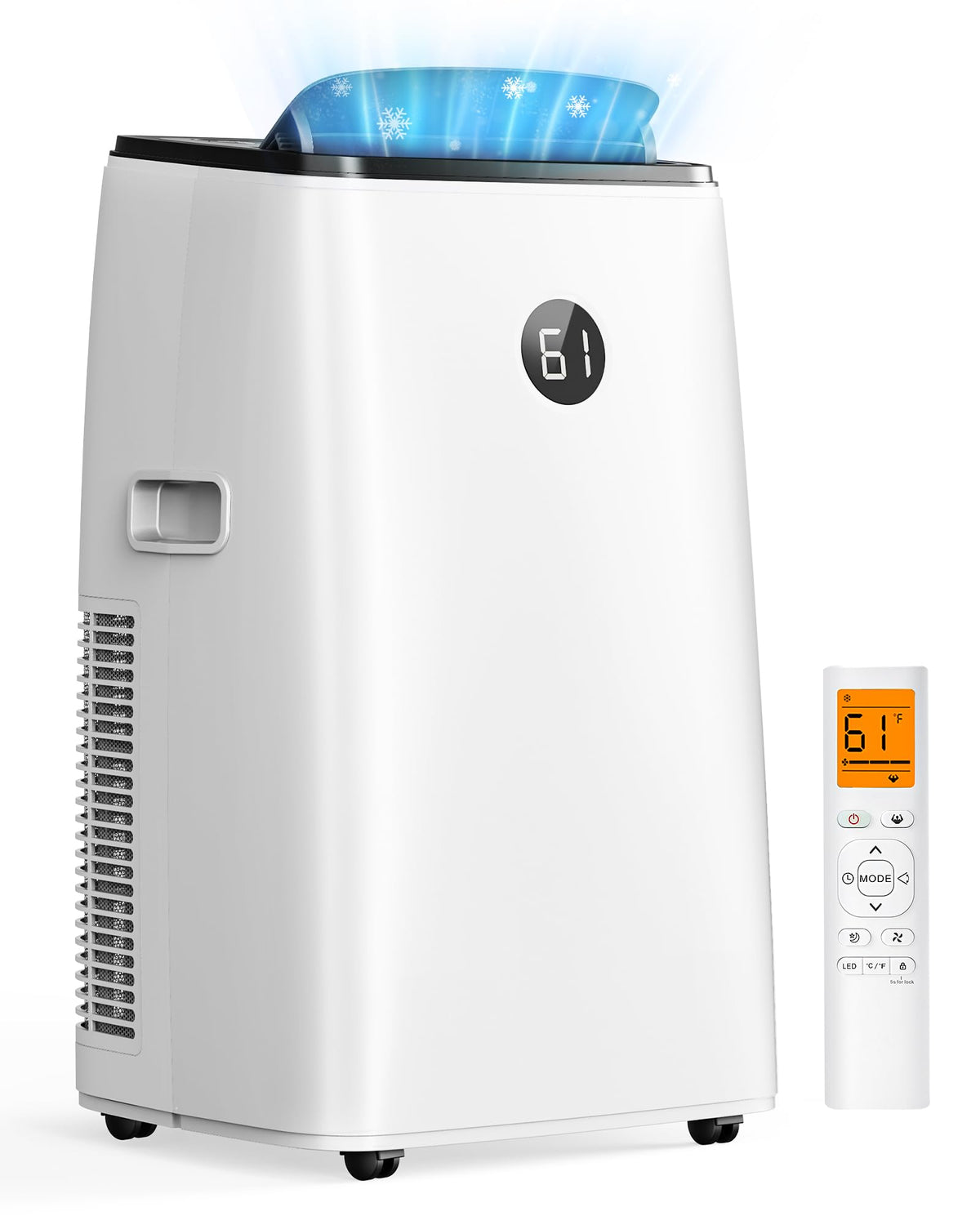14000 BTU 3-in-1 Portable Air Conditioner with Fan, Dehumidifier, Remote G669