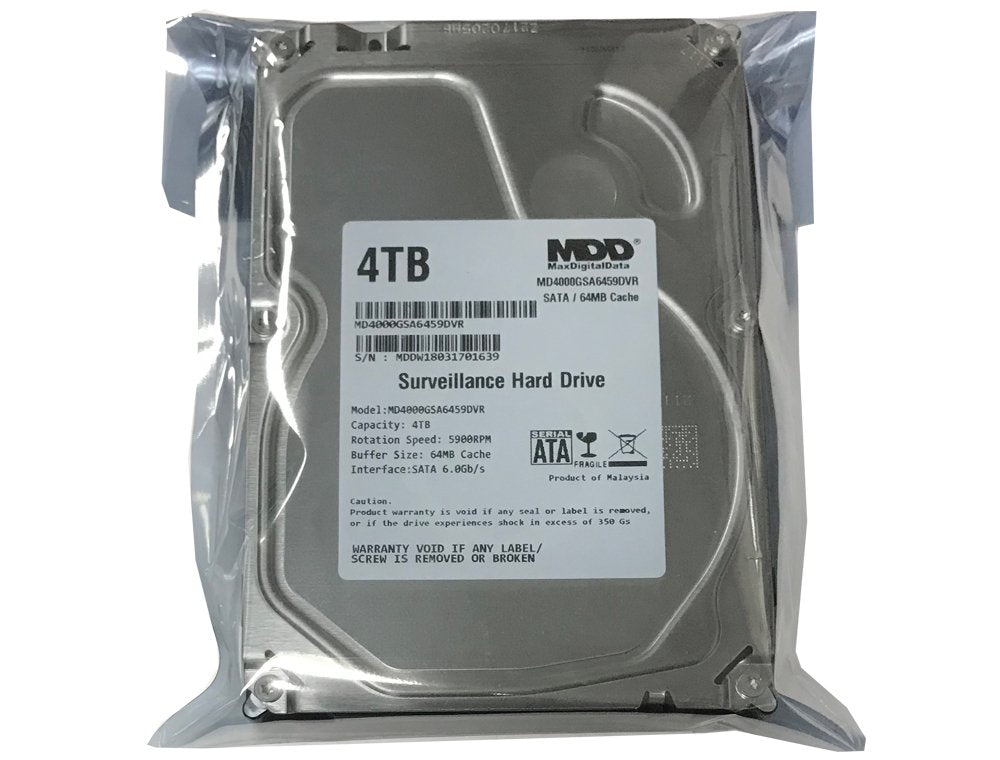 4TB 5900PM SATA 6.0Gb/s 3.5-inch Internal Surveillance Hard Drive D677141