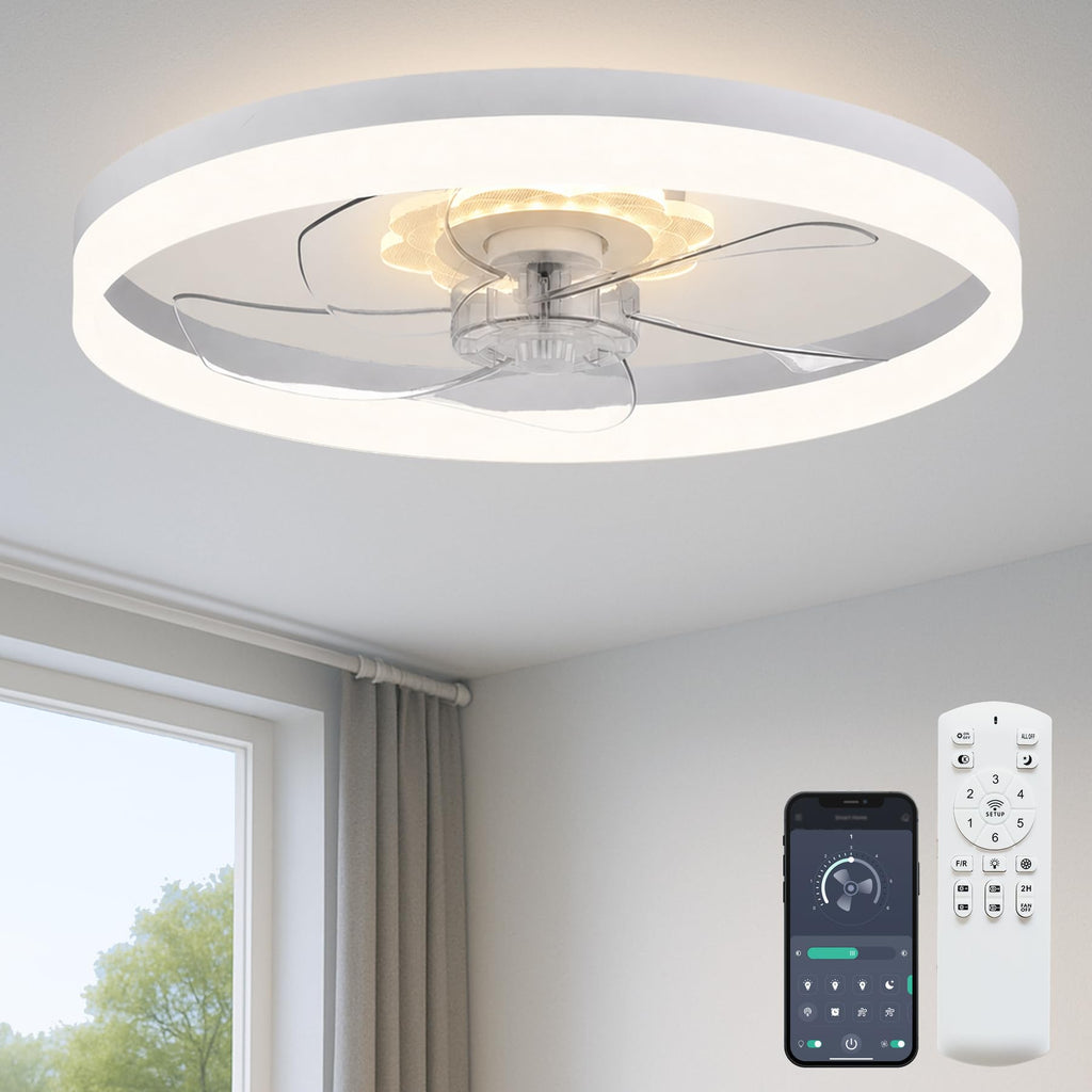 20'' Ceiling Fan with Light and Remote R85607