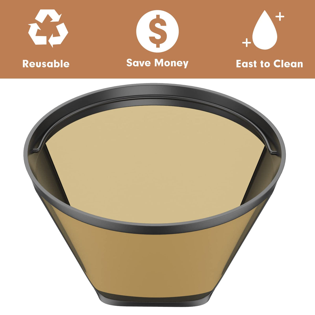 Cone Shape Coffee Filter 6-12 Cup C506
