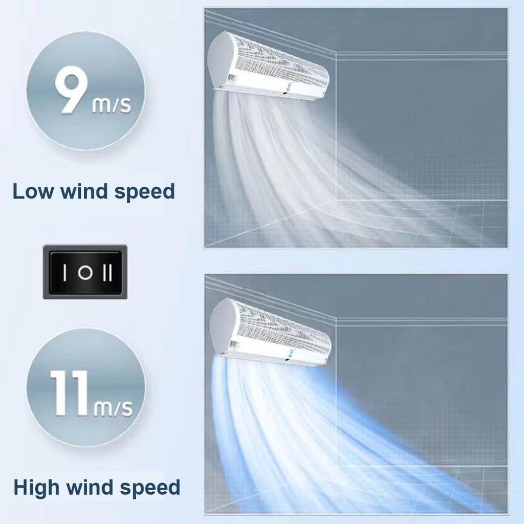 Over Door Air Curtain Fan with Adjustable Wind Speed K940006