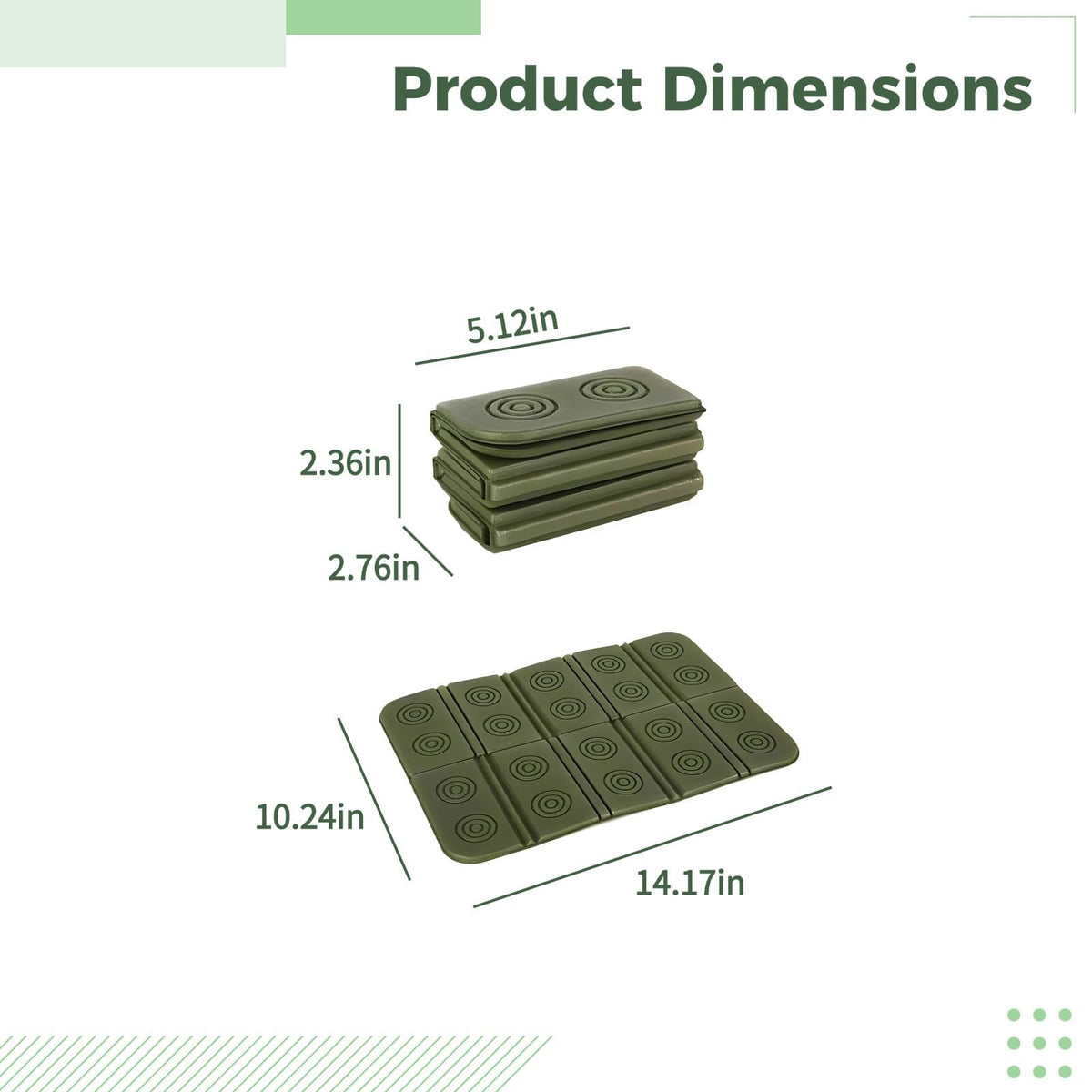 Lightweight Waterproof Foam Folding Mat H3529