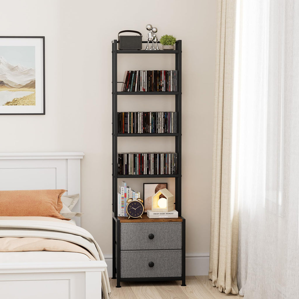 CD Storage Rack with Drawer Q572