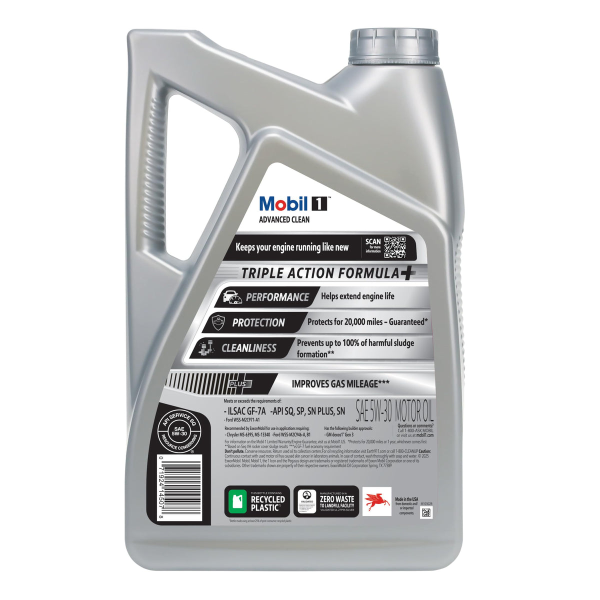 Full Synthetic Motor Oil 5W-30, 5 Quart D72987
