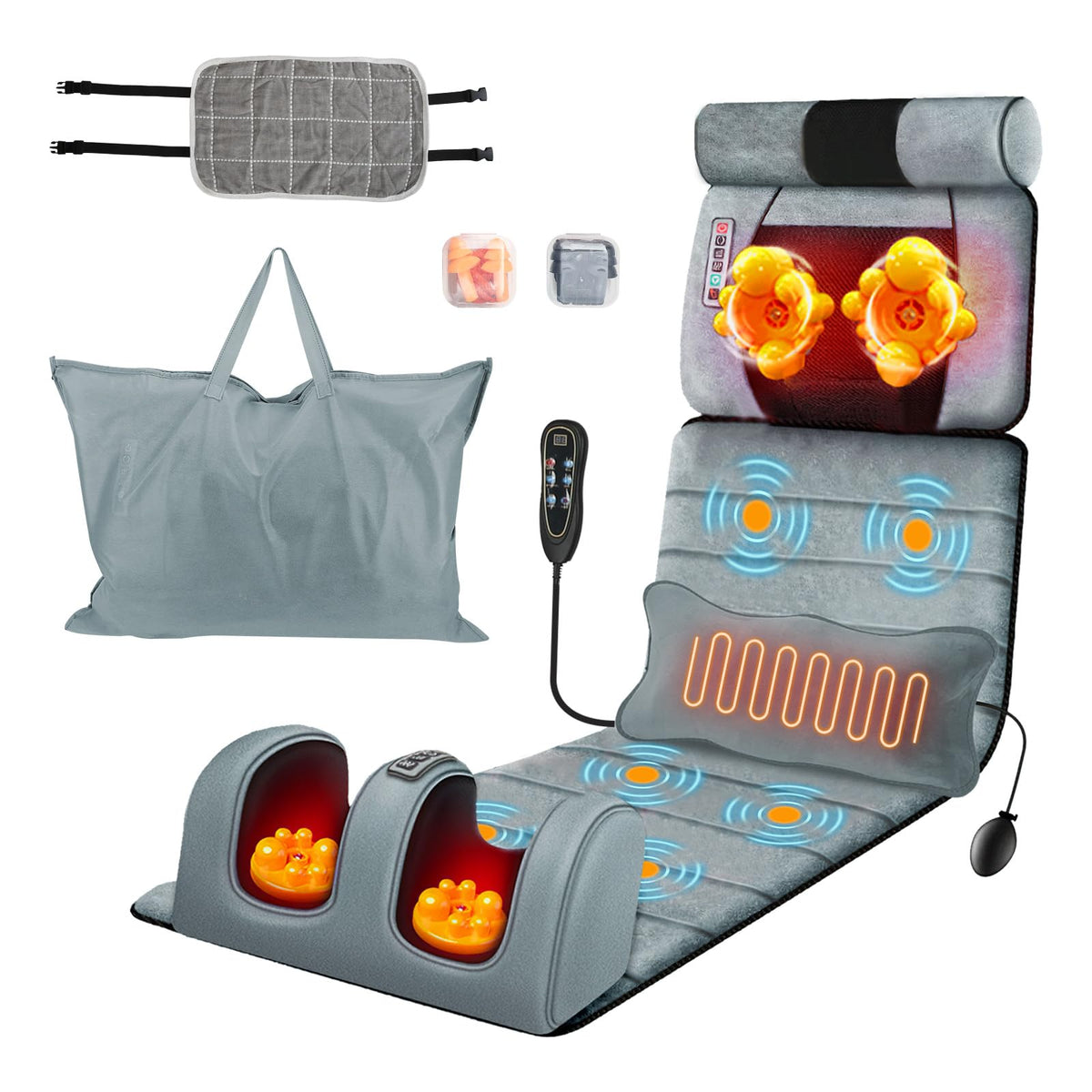Full Body Massage Mat with Heat D6578