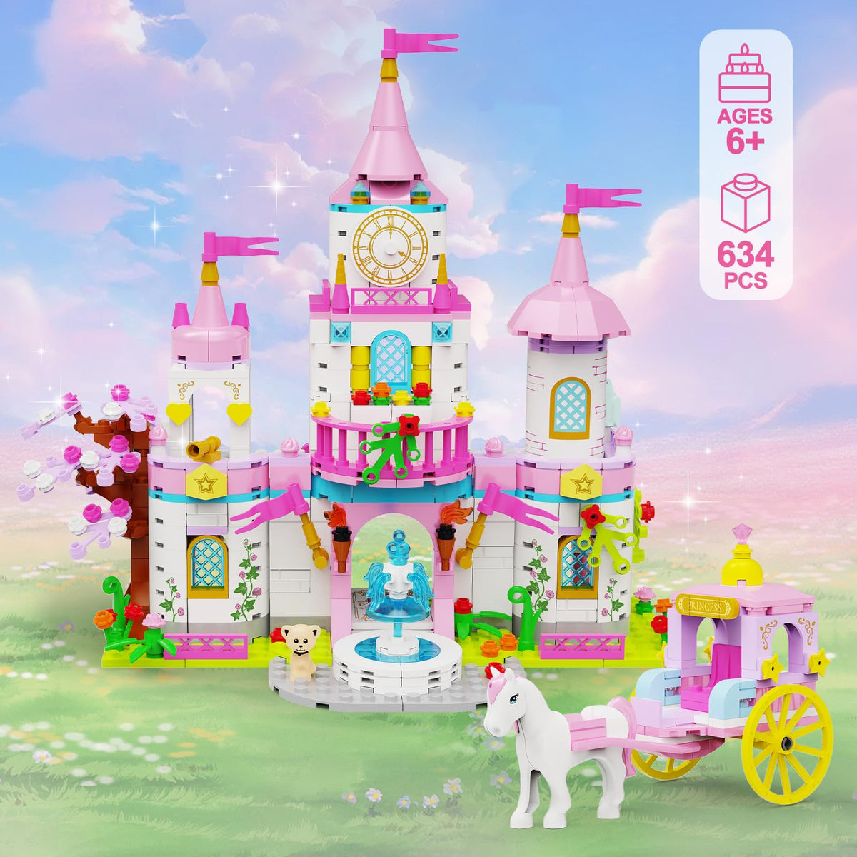 Princess Castle Building Blocks Set 634PCS V414253