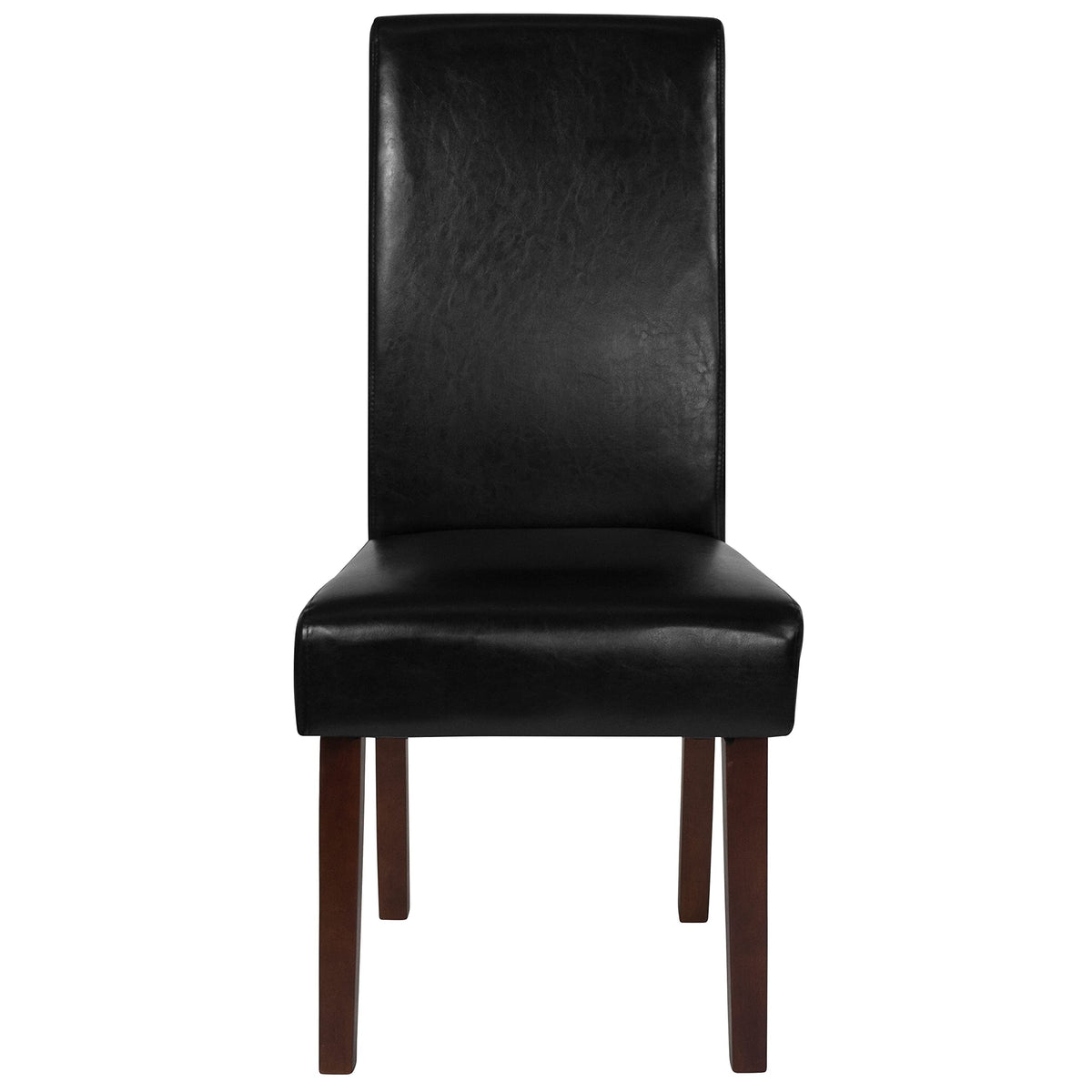 Black Faux Leather Parsons Chair M14192