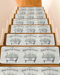 Eucalyptus Leaves 15 Pack Non Slip Stair Treads 8x30 inch H178507