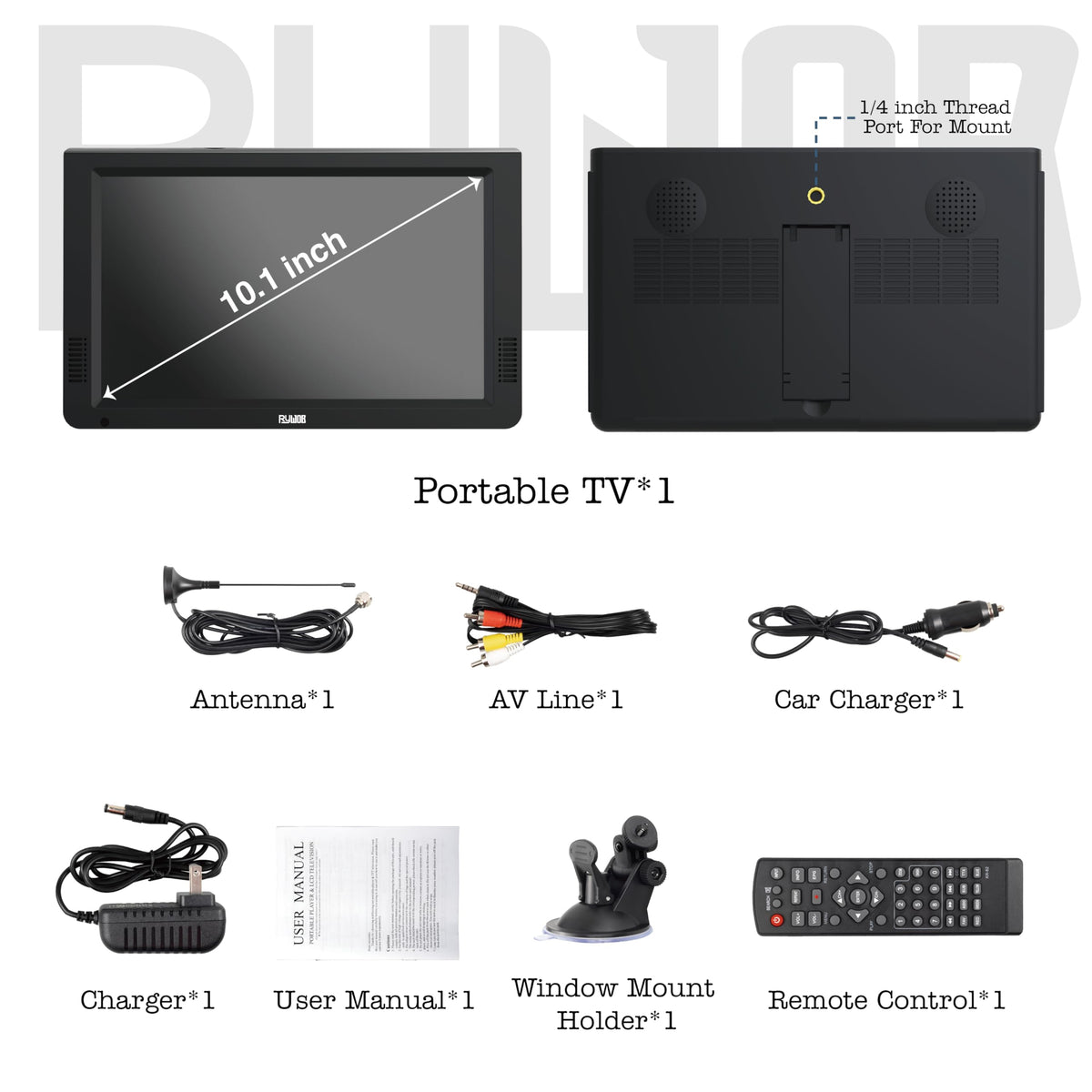 Portable Digital TV with Antenna F4783