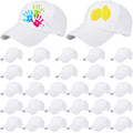 Cotton White Baseball Cap E5889