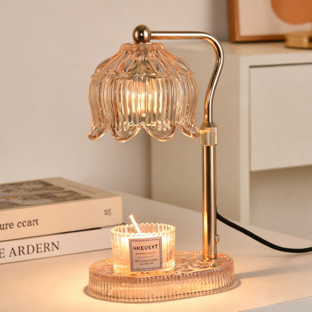 Amber Dimmable Height Adjustable Candle Warmer Lamp M492