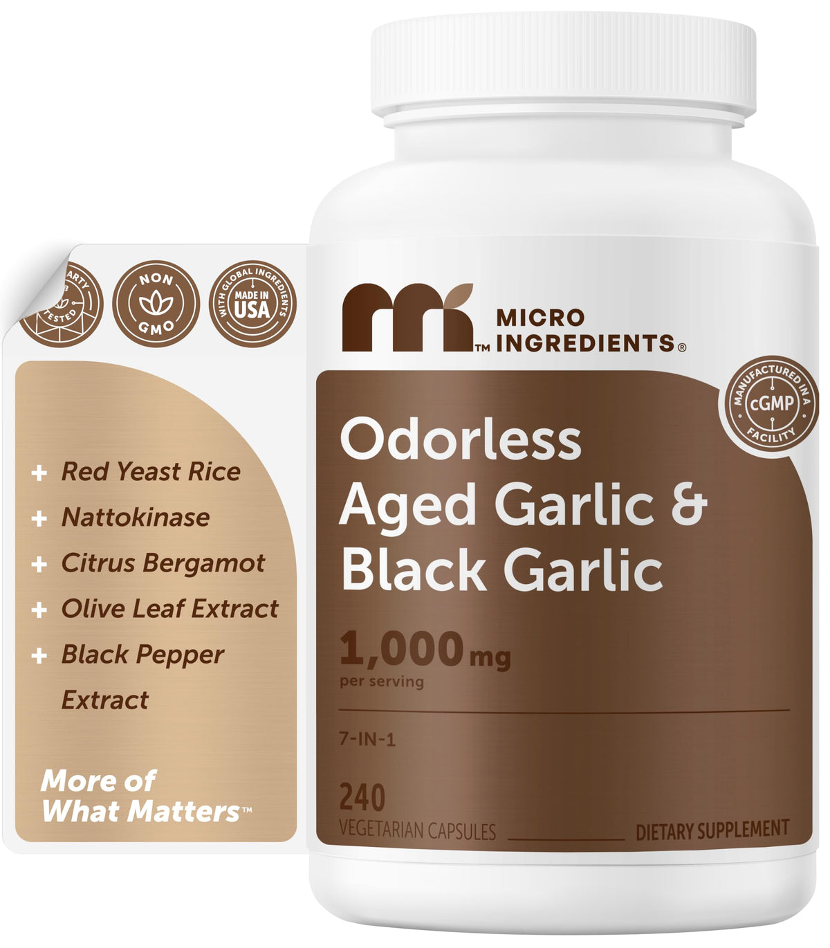 Odorless Aged Garlic & Black Garlic B1565