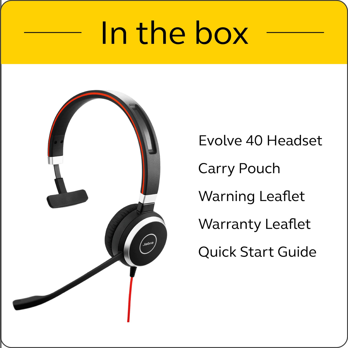 Wired Headset Mono 3.5mm Jack/USB Connection X2725