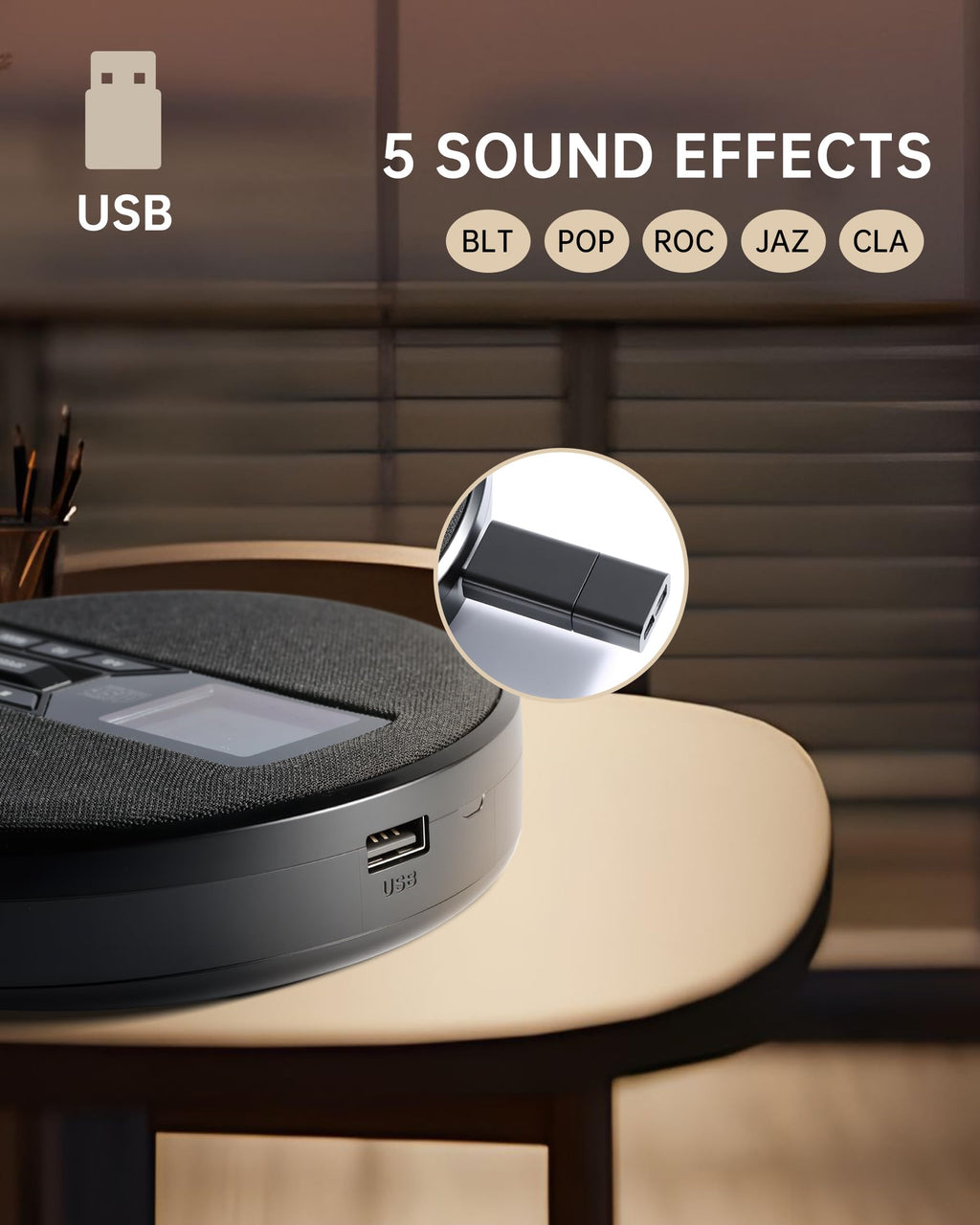 Portable CD Player with Speakers A189566