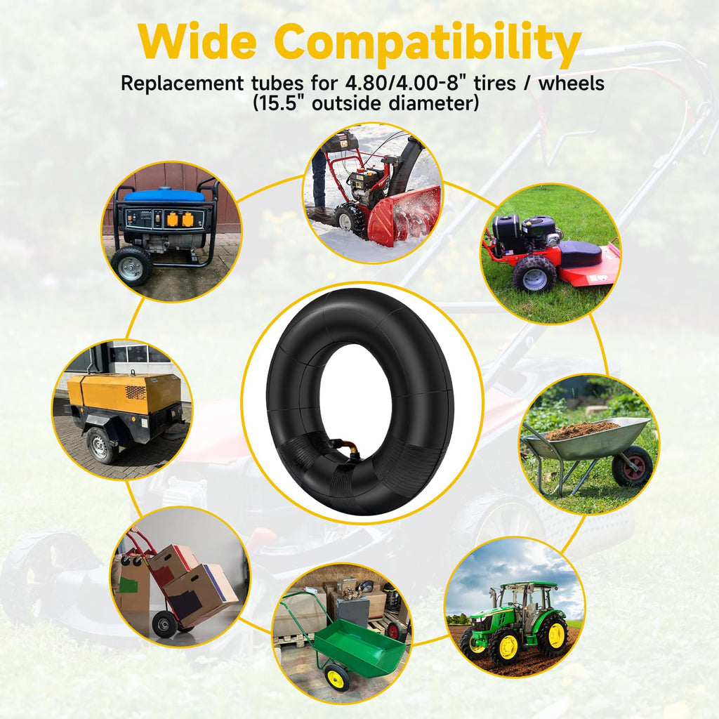 4.80/4.00-8 Inner Tube with TR87 Bent Valve 1 Pcs R1885