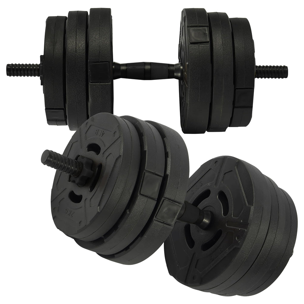 Adjustable Dumbbell Set 60 Lbs Black X887926