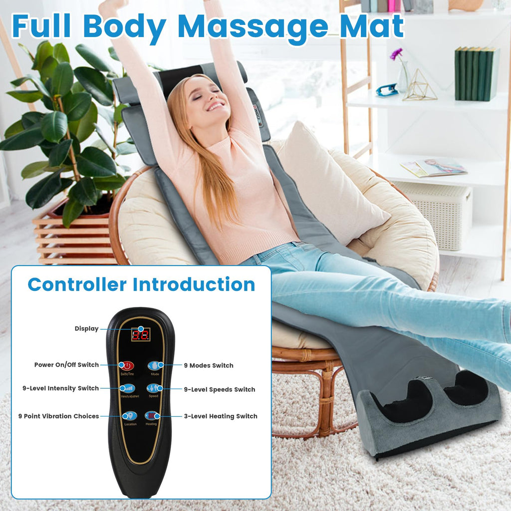 Full Body Massage Mat with Heat D6578
