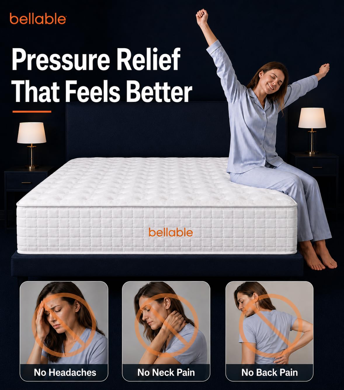 14 Inch Hybrid Full Mattress with Cooling Gel Memory Foam Y547