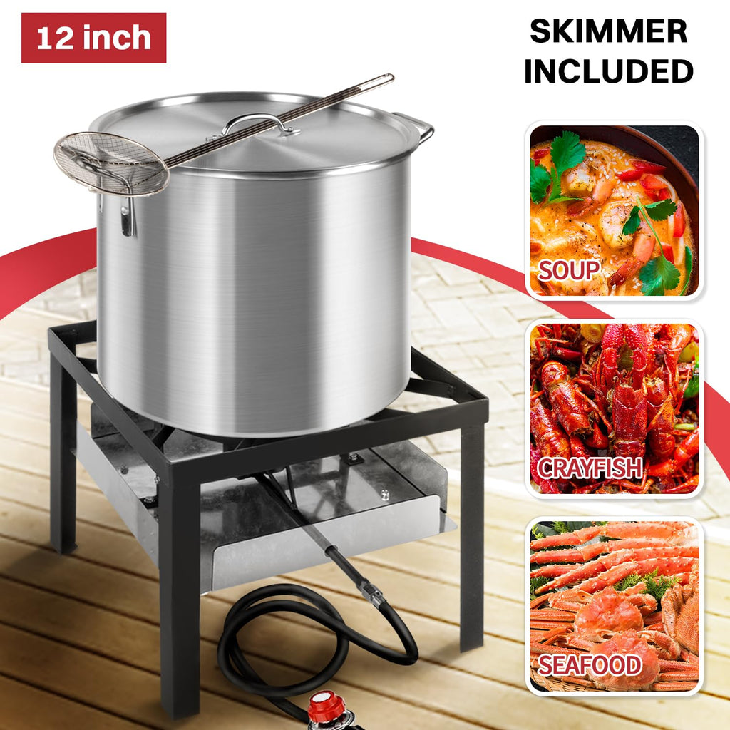 60QT Crawfish Boiler with Dustproof Cover K836627