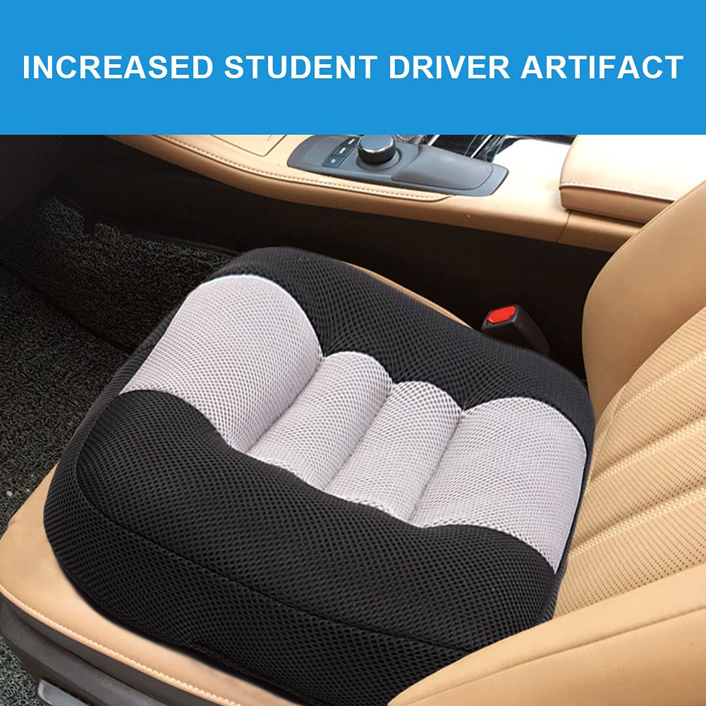 Black Breathable Mesh Car Booster Seat Cushion C412474