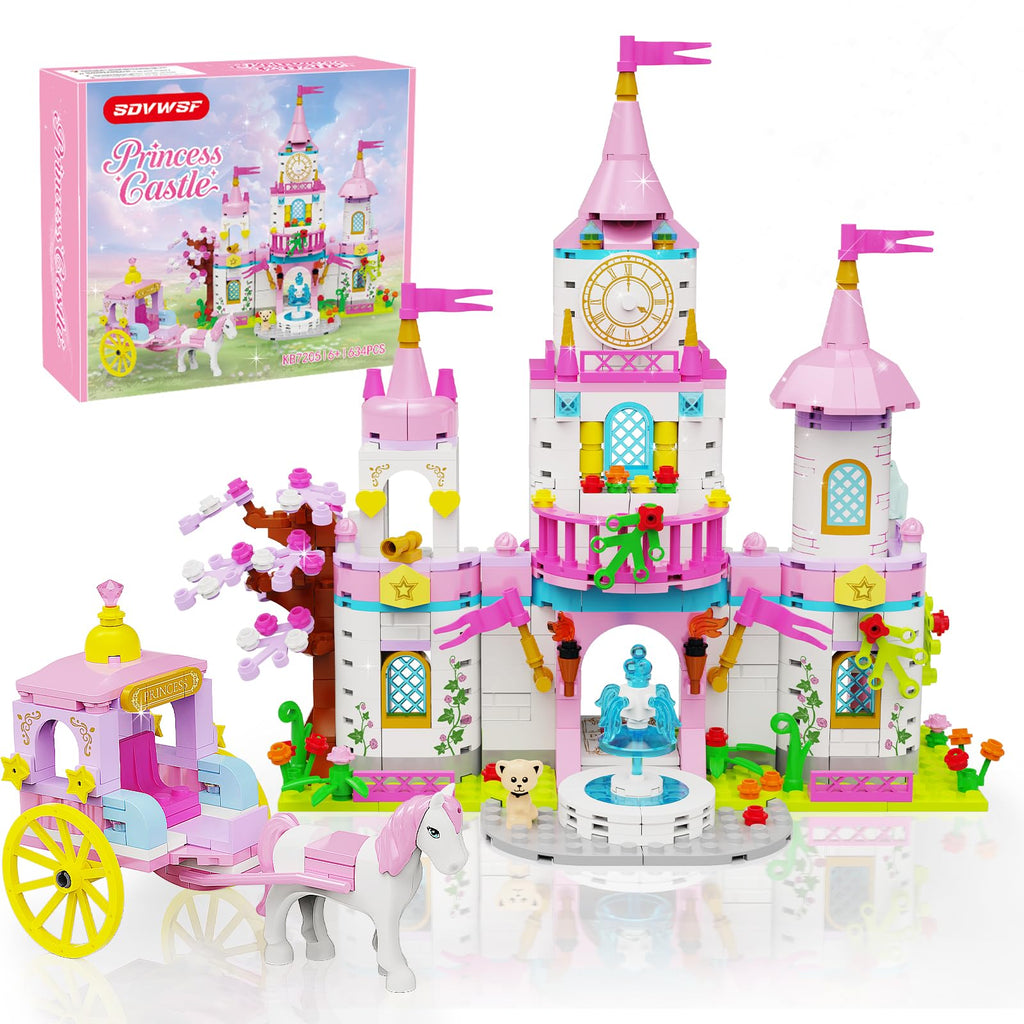 Princess Castle Building Blocks Set 634PCS V414253